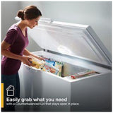 Whirlpool WZC5216LW Chest Freezer, 56 inch Width, 16 cu. ft. Capacity, Manual, Interior Light (Freezer), Convertible Fridge/Freezer, White colour