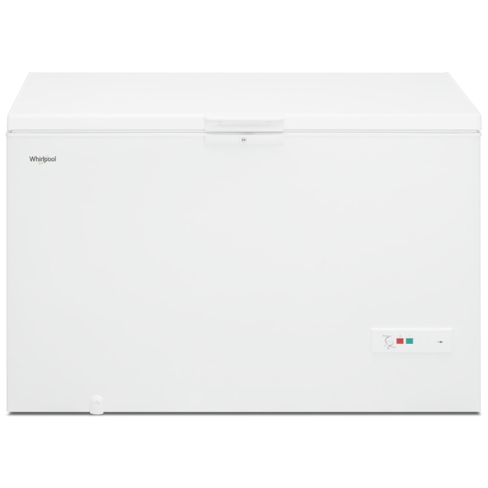 Whirlpool WZC5216LW Chest Freezer, 56 inch Width, 16 cu. ft. Capacity, Manual, Interior Light (Freezer), Convertible Fridge/Freezer, White colour