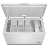 Whirlpool WZCC5516TW Chest Freezer, 56 inch Width, 16 cu. ft. Capacity, Manual, Interior Light (Freezer), Convertible Fridge/Freezer, White colour