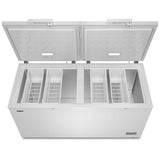 Whirlpool WZCC5519TW Chest Freezer, 66 inch Width, 19 cu. ft. Capacity, Manual, Interior Light (Freezer), Convertible Fridge/Freezer, White colour