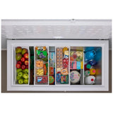Whirlpool WZCC5519TW Chest Freezer, 66 inch Width, 19 cu. ft. Capacity, Manual, Interior Light (Freezer), Convertible Fridge/Freezer, White colour
