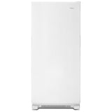 Whirlpool WZF34X18DW Upright Freezer, 30 inch Width, 18 cu. ft. Capacity, Frost Free, Reversible Door, Interior Light (Freezer), White colour