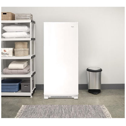 Whirlpool WZF34X18DW Upright Freezer, 30 inch Width, 18.0 cu. ft. Capacity, Frost Free, Reversible Door, White