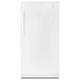 Whirlpool WZF56R16DW Upright Freezer, 30 inch Width, 16 cu. ft. Capacity, Frost Free, Interior Light (Freezer), White colour
