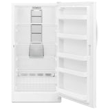 Whirlpool WZF57R16FW Upright Freezer, 30 inch Width, 16 cu. ft. Capacity, Frost Free, ENERGY STAR Certified, Interior Light (Freezer), White colour