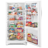 Whirlpool WZF79R20DW Upright Freezer, 33 inch Width, 20 cu. ft. Capacity, Frost Free, Interior Light (Freezer), White colour