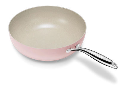 Velosan Pebble Series Nonstick 12.5'' Wok With Lid