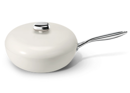 Velosan Pebble Series Nonstick 12.5'' Wok With Lid (white)