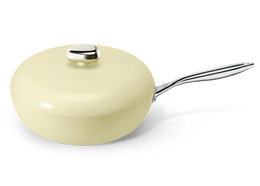 Velosan Pebble Series Nonstick 12.5'' Wok With Lid Yellow