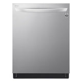 LG LDTS5552S Dishwasher, 24 inch Exterior Width, 46 dB Decibel Level, Fully Integrated, Stainless Steel (Interior)