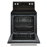KitchenAid YKFEG500EBS Electric Range, 6.2 cu. ft. Capacity, 30 inch Exterior Width, True Convection, 5 Burners, Storage Drawer, Self Clean, 3,000 W Highest Element, Black Stainless Steel colour