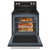 KitchenAid YKFEG500EBS Electric Range, 6.2 cu. ft. Capacity, 30 inch Exterior Width, True Convection, 5 Burners, Storage Drawer, Self Clean, 3,000 W Highest Element, Black Stainless Steel colour