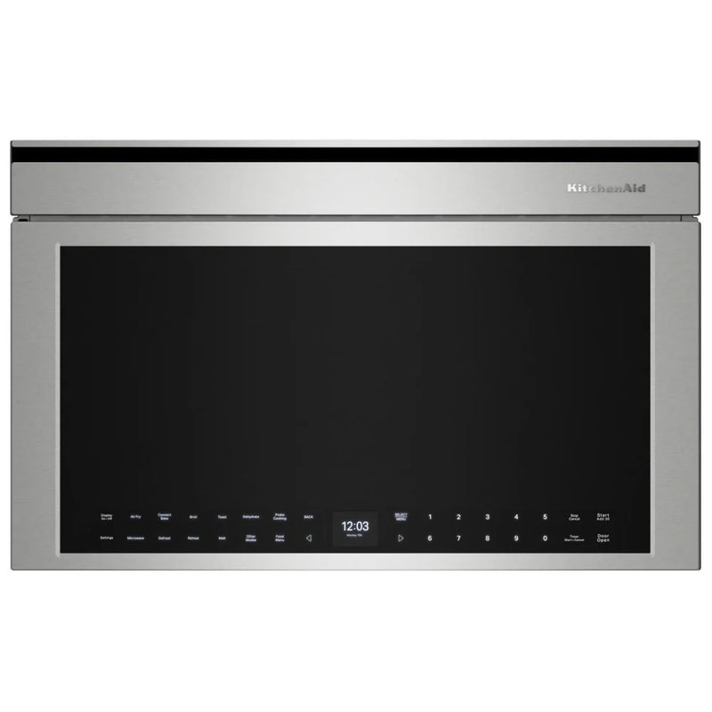KitchenAid YKMBT730SPS Built In Microwave, 30 inch Exterior Width, 1.1 cu. ft. Capacity, 1,500 W Watts, Convection, Stainless Steel Interior, PrintShield Stainless colour