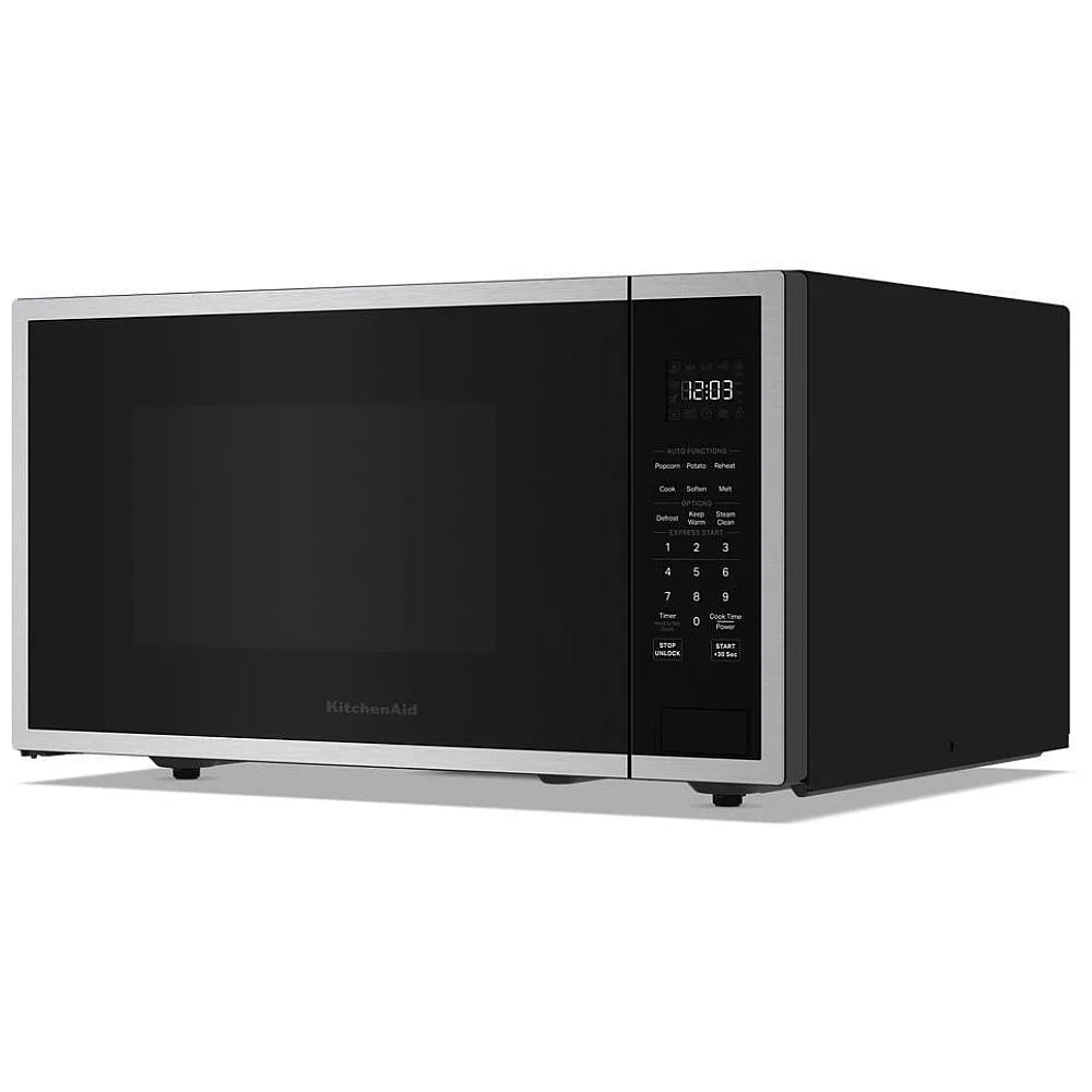 KitchenAid YKMCS122SSS Countertop Microwave, 22 inch Exterior Width, 1.6 cu. ft. Capacity, 1,100 W Watts, Stainless Steel colour