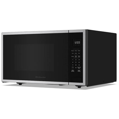 KitchenAid YKMCS122SSS Countertop Microwave, 22 inch Exterior Width, 1.6 cu. ft. Capacity, 1,100 W Watts, Stainless Steel colour