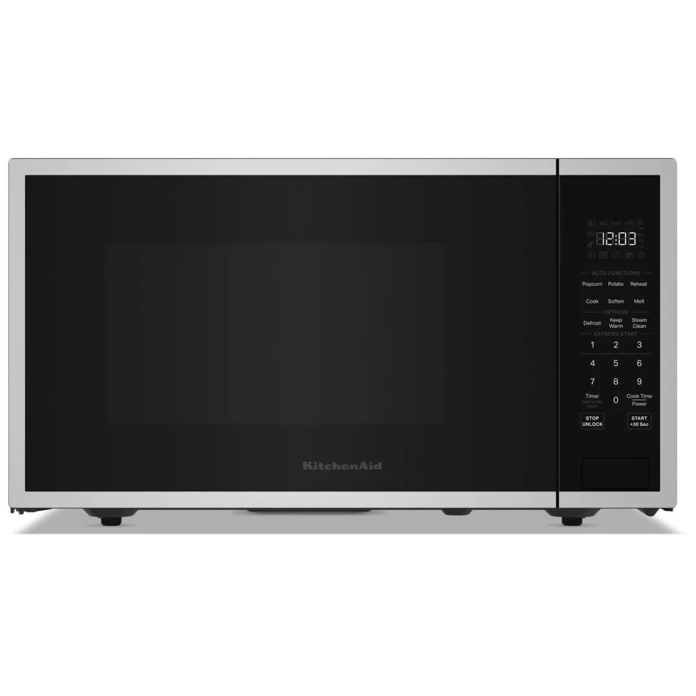 KitchenAid YKMCS122SPS Countertop Microwave, 22 inch Exterior Width, 1.6 cu. ft. Capacity, 1,100 W Watts, PrintShield Stainless Steel colour