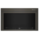 KitchenAid YKMMF530PBE Over the Range Microwave, 30 inch Exterior Width, 1.1 cu. ft. Capacity, 400 CFM, Convection, 1,500 W Watts, Stainless Steel Interior, LED, Black Ore colour