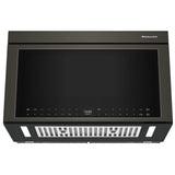 KitchenAid YKMMF530PBE Over the Range Microwave, 30 inch Exterior Width, 1.1 cu. ft. Capacity, 400 CFM, Convection, 1,500 W Watts, Stainless Steel Interior, LED, Black Ore colour