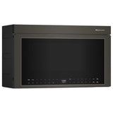 KitchenAid YKMMF530PBE Over the Range Microwave, 30 inch Exterior Width, 1.1 cu. ft. Capacity, 400 CFM, Convection, 1,500 W Watts, Stainless Steel Interior, LED, Black Ore colour
