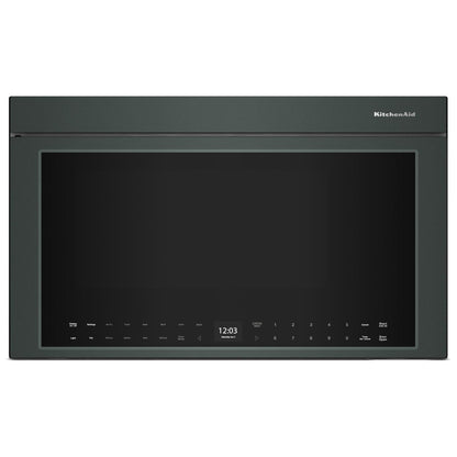 KitchenAid YKMMF530PJP Over the Range Microwave, 30 inch Exterior Width, 1.1 cu. ft. Capacity, 400 CFM, Convection, 1,500 W Watts, Stainless Steel Interior, LED, Juniper colour