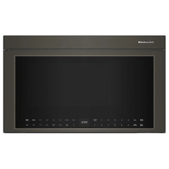 KitchenAid YKMMF730PBE Over the Range Microwave, 30 inch Exterior Width, 1.1 cu. ft. Capacity, 400 CFM, Convection, 1,500 W Watts, Stainless Steel Interior, LED, Black Ore colour