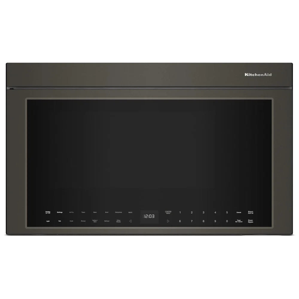 KitchenAid YKMMF730PJP Over the Range Microwave, 30 inch Exterior Width, 1.1 cu. ft. Capacity, 400 CFM, Convection, 1,500 W Watts, Stainless Steel Interior, LED, Juniper colour