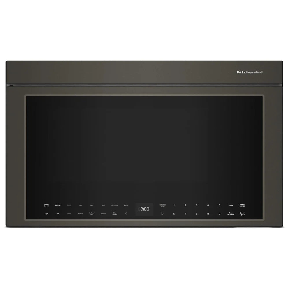 KitchenAid YKMMF730PJP Over the Range Microwave, 30 inch Exterior Width, 1.1 cu. ft. Capacity, 400 CFM, Convection, 1,500 W Watts, Stainless Steel Interior, LED, Juniper colour