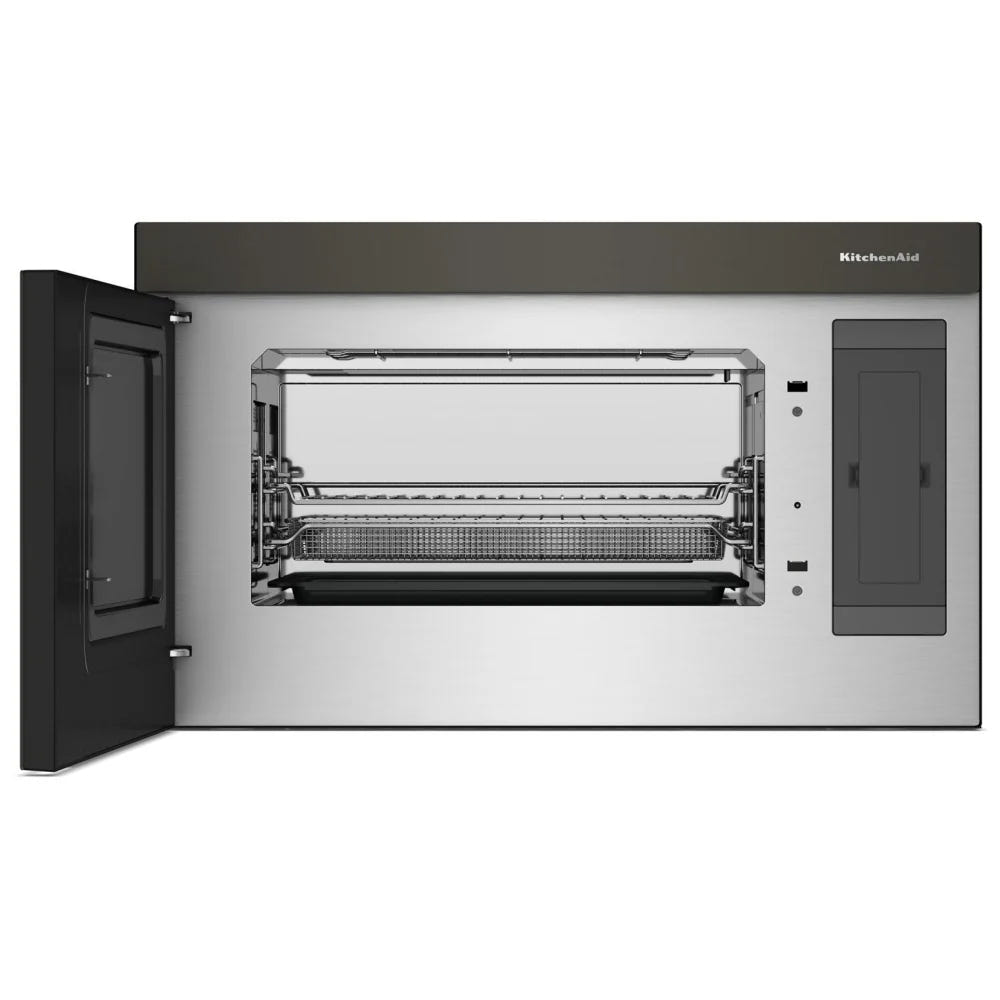 KitchenAid YKMMF730PJP Over the Range Microwave, 30 inch Exterior Width, 1.1 cu. ft. Capacity, 400 CFM, Convection, 1,500 W Watts, Stainless Steel Interior, LED, Juniper colour