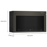 KitchenAid YKMMF730PJP Over the Range Microwave, 30 inch Exterior Width, 1.1 cu. ft. Capacity, 400 CFM, Convection, 1,500 W Watts, Stainless Steel Interior, LED, Juniper colour