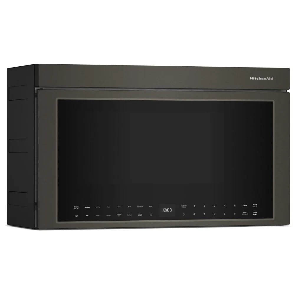 KitchenAid YKMMF730PJP Over the Range Microwave, 30 inch Exterior Width, 1.1 cu. ft. Capacity, 400 CFM, Convection, 1,500 W Watts, Stainless Steel Interior, LED, Juniper colour