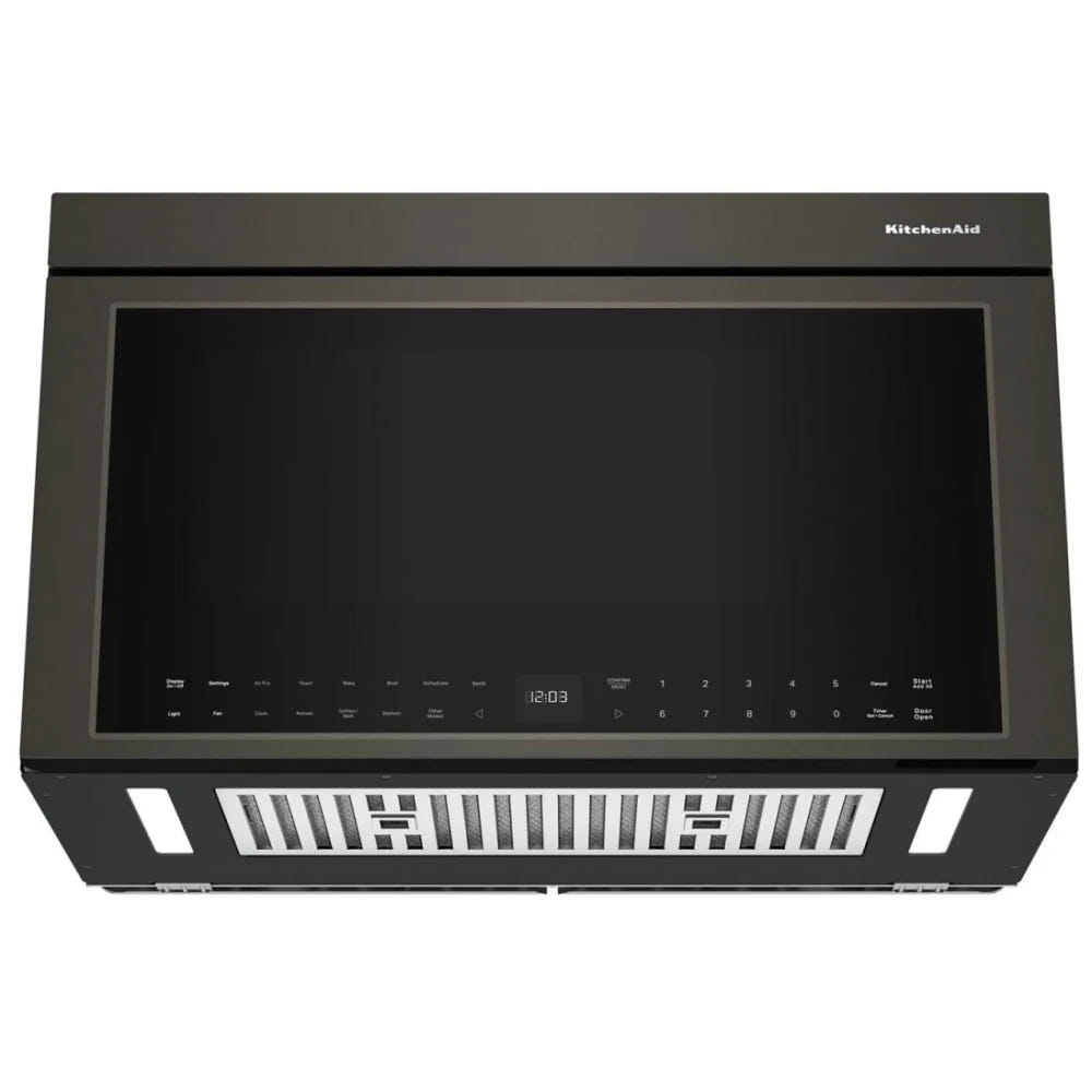 KitchenAid YKMMF730PJP Over the Range Microwave, 30 inch Exterior Width, 1.1 cu. ft. Capacity, 400 CFM, Convection, 1,500 W Watts, Stainless Steel Interior, LED, Juniper colour