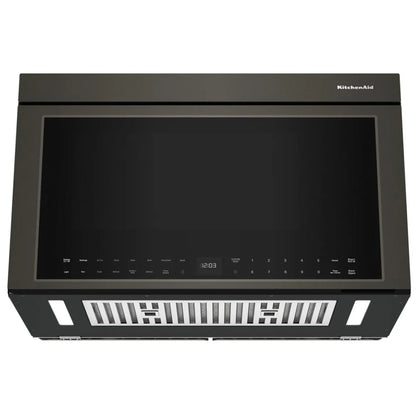 KitchenAid YKMMF730PJP Over the Range Microwave, 30 inch Exterior Width, 1.1 cu. ft. Capacity, 400 CFM, Convection, 1,500 W Watts, Stainless Steel Interior, LED, Juniper colour