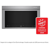 KitchenAid YKMMF730PPS Over the Range Microwave, 30 inch Exterior Width, 1.1 cu. ft. Capacity, 400 CFM, Convection, 1,500 W Watts, Stainless Steel Interior, LED, PrintShield Stainless colour