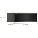 KitchenAid YKMML550RBE Over the Range Microwave, 30 inch Exterior Width, 1.1 cu. ft. Capacity, 600 CFM, 900 W Watts, LED, Black Ore colour