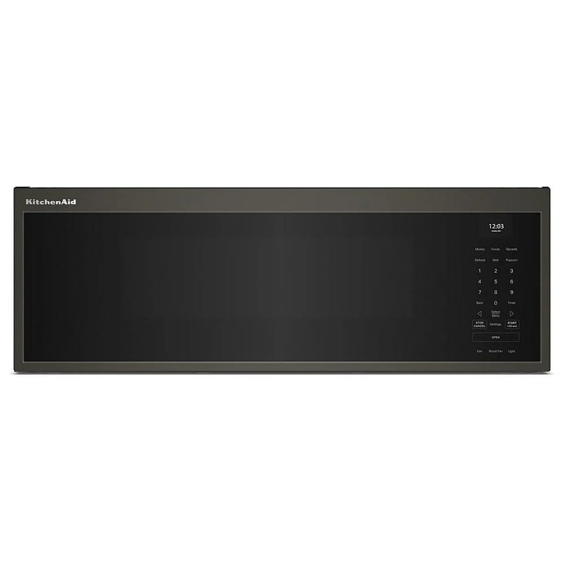 KitchenAid YKMML550RBE Over the Range Microwave, 30 inch Exterior Width, 1.1 cu. ft. Capacity, 600 CFM, 900 W Watts, LED, Black Ore colour