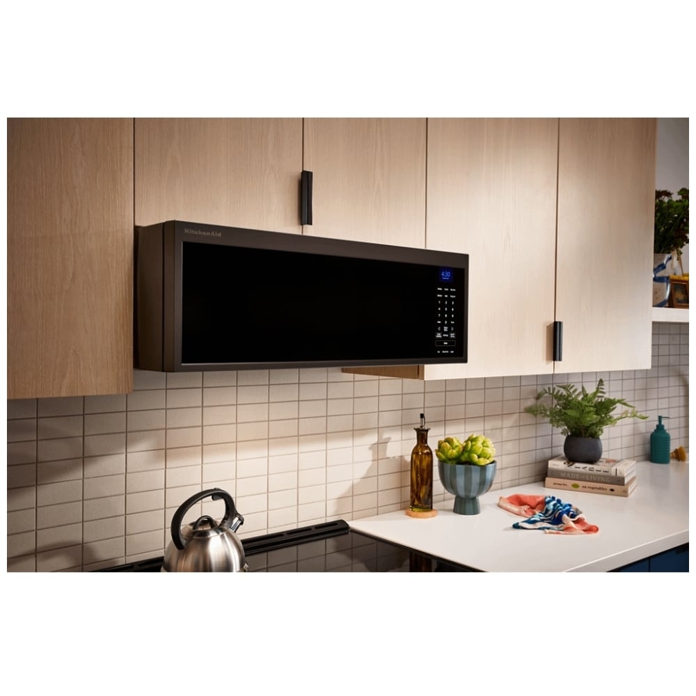 KitchenAid YKMML550RBS Over the Range Microwave, 30 inch Exterior Width, 1.1 cu. ft. Capacity