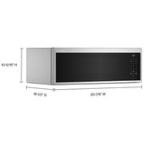 KitchenAid YKMML550RPS Over the Range Microwave, 30 inch Exterior Width, 1.1 cu. ft. Capacity, 600 CFM, 900 W Watts, LED, Stainless Steel colour