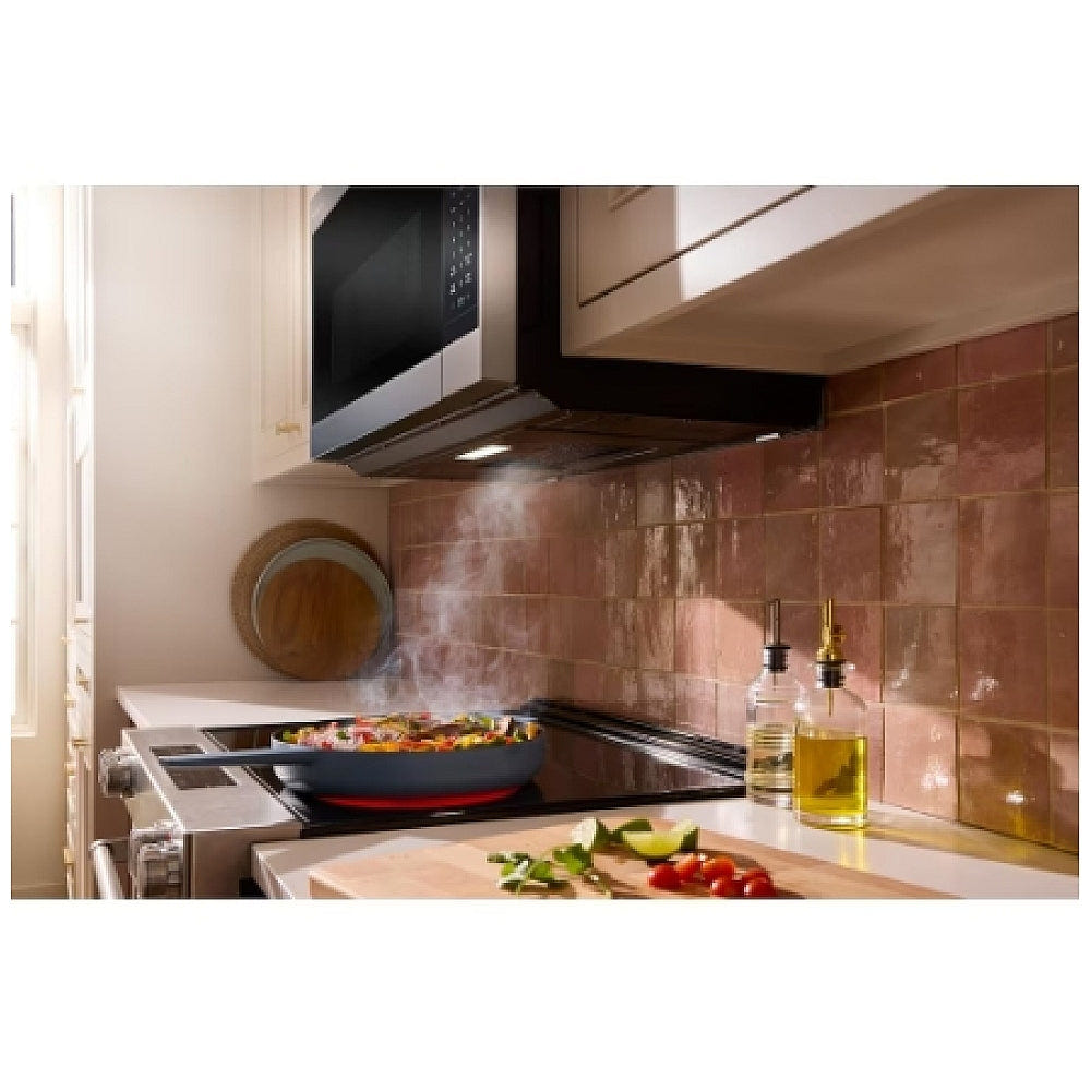 KitchenAid YKMMS130RPS Over the Range Microwave, 30 inch Exterior Width, 1.9 cu. ft. Capacity, 400 CFM, 900 W Watts, LED, 17.13 inch Height, Print Shield colour