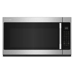 KitchenAid YKMMS330SPS Over the Range Microwave, 30 inch Exterior Width, 2.1 cu. ft. Capacity, 400 CFM, 900 W Watts, LED, PrintShield Stainless colour