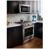 KitchenAid YKSDB900ESS Dual Fuel Range, 7.1 cu. ft. Capacity, 30 inch Exterior Width, True Convection, 5 Burners, Oven Drawer, Self Clean, Stainless Steel colour