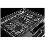 KitchenAid YKSDB900ESS Dual Fuel Range, 7.1 cu. ft. Capacity, 30 inch Exterior Width, True Convection, 5 Burners, Oven Drawer, Self Clean, Stainless Steel colour
