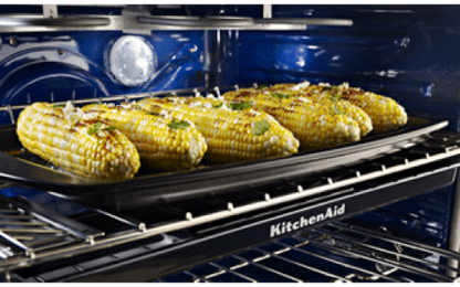 KitchenAid YKSEB900EWH Electric Range | 30" | 7.1 cu ft | Even-Heat True Convection