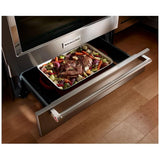 KitchenAid YKSEB900EWH Electric Range | 30" | 7.1 cu ft | Even-Heat True Convection