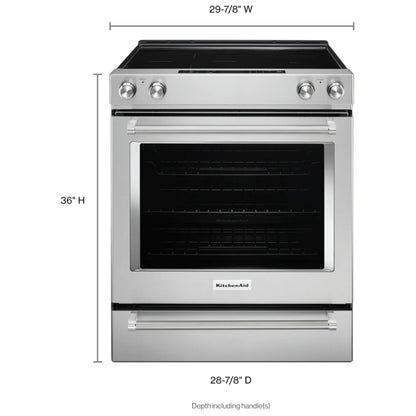 KitchenAid YKSEG700ESS 电炉
