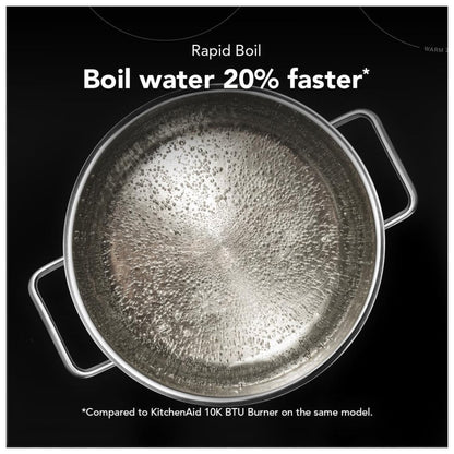KitchenAid YKSES330SPS Electric Range, 5.3 cu. ft. Capacity, Convection, 5 Burners, Storage Drawer, Air Fry, Self Clean, Stainless Steel Finish
