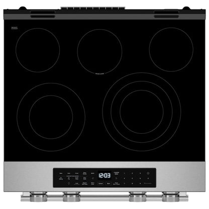 KitchenAid YKSES330SPS Electric Range, 5.3 cu. ft. Capacity, Convection, 5 Burners, Storage Drawer, Air Fry, Self Clean, Stainless Steel Finish