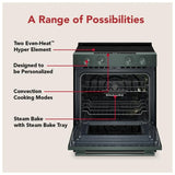 KitchenAid YKSES530SJP Electric Range, 5.3 cu. ft. Capacity, 30 inch Exterior Width, True Convection, 5 Burners, Storage Drawer, Air Fry, Self Clean, 3,200 W Highest Element, Juniper colour