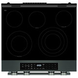 KitchenAid YKSES530SJP Electric Range, 5.3 cu. ft. Capacity, 30 inch Exterior Width, True Convection, 5 Burners, Storage Drawer, Air Fry, Self Clean, 3,200 W Highest Element, Juniper colour