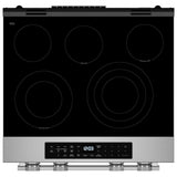 KitchenAid YKSES530SPS Electric Range, 5.3 cu. ft. Capacity, 30 inch Exterior Width, True Convection, 5 Burners, Storage Drawer, Air Fry, Self Clean, 3,200 W Highest Element, FingerPrint Resistant Stainless Steel colour