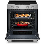 KitchenAid YKSES530SPS Electric Range, 5.3 cu. ft. Capacity, 30 inch Exterior Width, True Convection, 5 Burners, Storage Drawer, Air Fry, Self Clean, 3,200 W Highest Element, FingerPrint Resistant Stainless Steel colour
